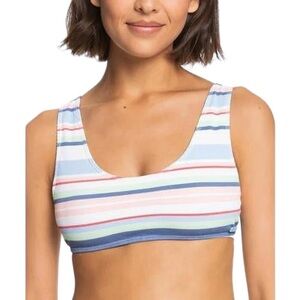 Roxy Line Up Bralette NWT Bikini Top XS